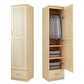 Modern Solid Wood Wardrobe Cabinet Bedroom Armoire with Doors Clearhalo 'Armoires & Wardrobes' 'armoires_wardrobes' 'Bedroom Furniture' 'furn' 'furn_armoires_wardrobes' 'Furniture' 7451532
