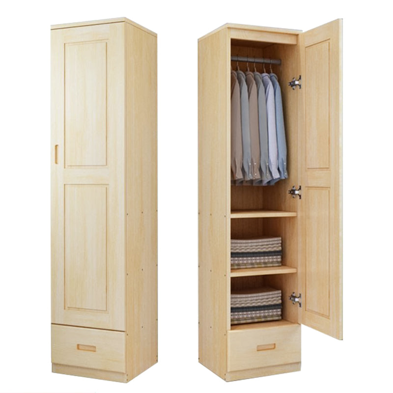 Modern Solid Wood Wardrobe Cabinet Bedroom Armoire with Doors Clearhalo 'Armoires & Wardrobes' 'armoires_wardrobes' 'Bedroom Furniture' 'furn' 'furn_armoires_wardrobes' 'Furniture' 7451532