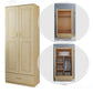 Modern Solid Wood Wardrobe Cabinet Bedroom Armoire with Doors Clearhalo 'Armoires & Wardrobes' 'armoires_wardrobes' 'Bedroom Furniture' 'furn' 'furn_armoires_wardrobes' 'Furniture' 7451533