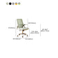 Modern Office Chair Tilt Mechanism No Distressing Ergonomic Chair with Wheels Clearhalo 'furn' 'furn_office_chair' 'Furniture' 'Office Chairs' 'Office Furniture' 'office_chair' 7453074