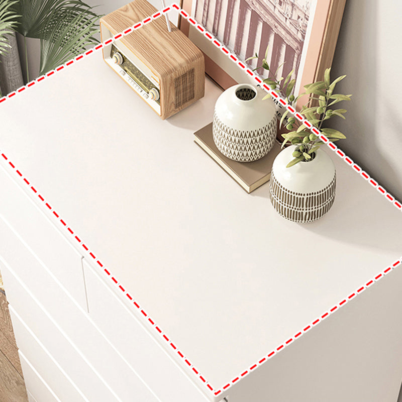 Contemporary Manufactured Wood Accent Chest Rectangle White Accent Chest with Drawer Clearhalo 'Cabinets & Chests' 'cabinets_chests' 'furn' 'furn_cabinets_chests' 'Furniture' 'Living Room Furniture' 7453628