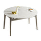 Contemporary Dining Table for Home White Dinette Table with Wooden Frame