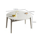 Contemporary Dining Table for Home White Dinette Table with Wooden Frame