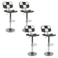 Modern Style Counter Stool Pu Leather Adjustable Height Bar Stool Black 4 Piece Set Clearhalo 'Bar Furniture' 'Bar Stools' 'bar_stools' 'furn' 'furn_bar_stools' 'Furniture' 'Kitchen & Dining Furniture' 7454086
