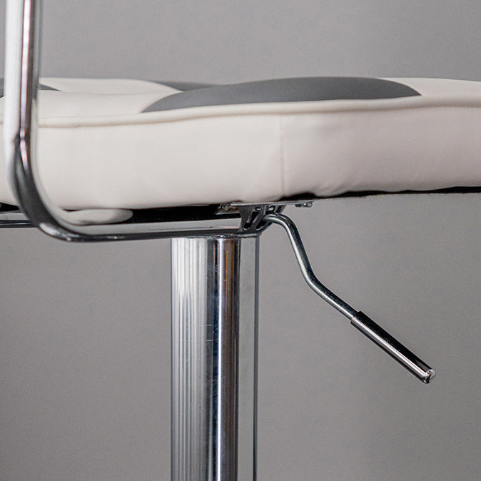 Modern Style Counter Stool Pu Leather Adjustable Height Bar Stool Clearhalo 'Bar Furniture' 'Bar Stools' 'bar_stools' 'furn' 'furn_bar_stools' 'Furniture' 'Kitchen & Dining Furniture' 7454098