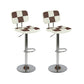 Modern Style Counter Stool Pu Leather Adjustable Height Bar Stool Brown 2 Piece Set Clearhalo 'Bar Furniture' 'Bar Stools' 'bar_stools' 'furn' 'furn_bar_stools' 'Furniture' 'Kitchen & Dining Furniture' 7454109