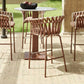 Indoor Living Room Bar Stool Upholstered Bar Stool with Footrest