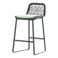 Indoor Living Room Bar Stool Upholstered Bar Stool with Footrest