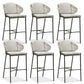 Indoor Living Room Bar Stool Upholstered Bar Stool with Footrest
