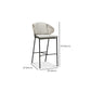 Indoor Living Room Bar Stool Upholstered Bar Stool with Footrest