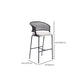 Indoor Living Room Bar Stool Upholstered Bar Stool with Footrest