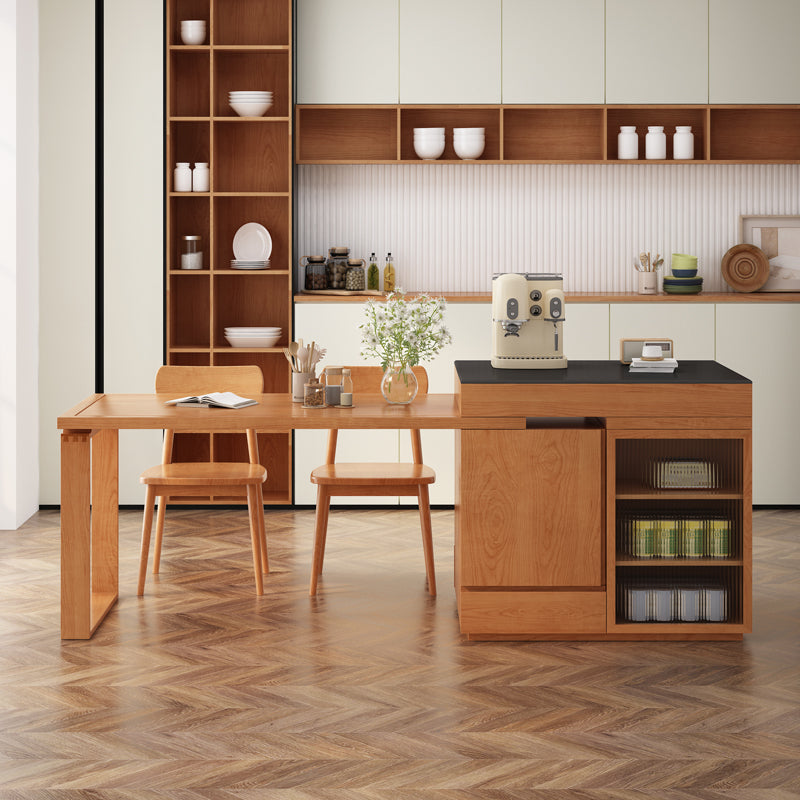 Solid Wood Dining Room Table Rectangle Dinner Room Kitchen Table