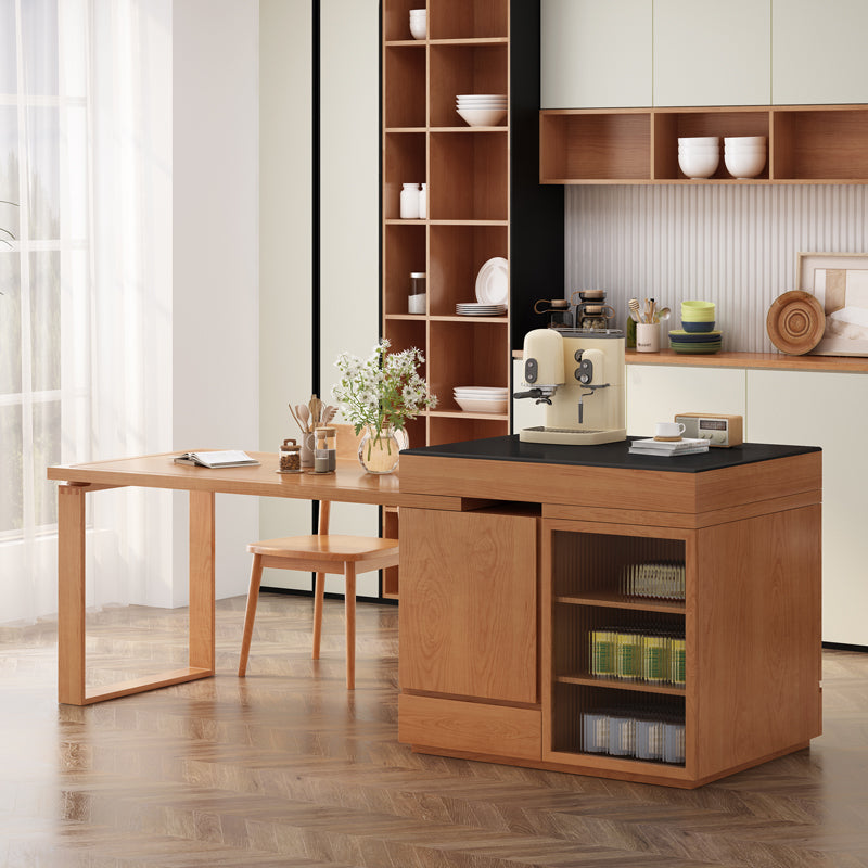 Solid Wood Dining Room Table Rectangle Dinner Room Kitchen Table