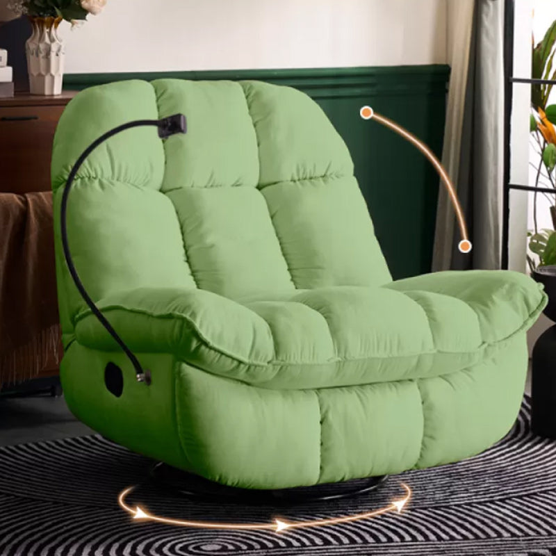 Sedia alare contemporanea reclinabile in metallo a colori solido rocusta girevole interno