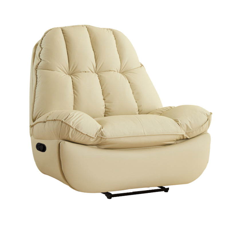 Sedia alare contemporanea reclinabile in metallo a colori solido rocusta girevole interno