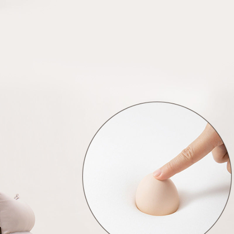 Reclinabile a wingback contemporaneo in metallo girevole colore solido reclinabile