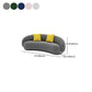 Scandinavian 24.8" H Solid Color Velvet Slope Arm Sofa For Living Room Clearhalo 'furn' 'furn_sofas' 'Furniture' 'Living Room Furniture' 'Sofa' 'sofas' 7454518