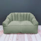 Velvet Loveseat Sofa Flared Apartment Arm Settee for Living Room
