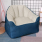 Velvet Loveseat Sofa Flared Apartment Arm Settee for Living Room