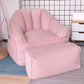 Velvet Loveseat Sofa Flared Apartment Arm Settee for Living Room
