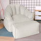 Velvet Loveseat Sofa Flared Apartment Arm Settee for Living Room