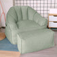Velvet Loveseat Sofa Flared Apartment Arm Settee for Living Room