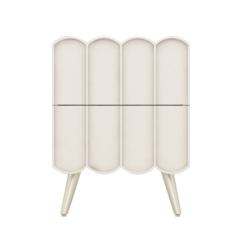 Modern bed nachtkastje faux houten accent tafel nachtkastje met laden