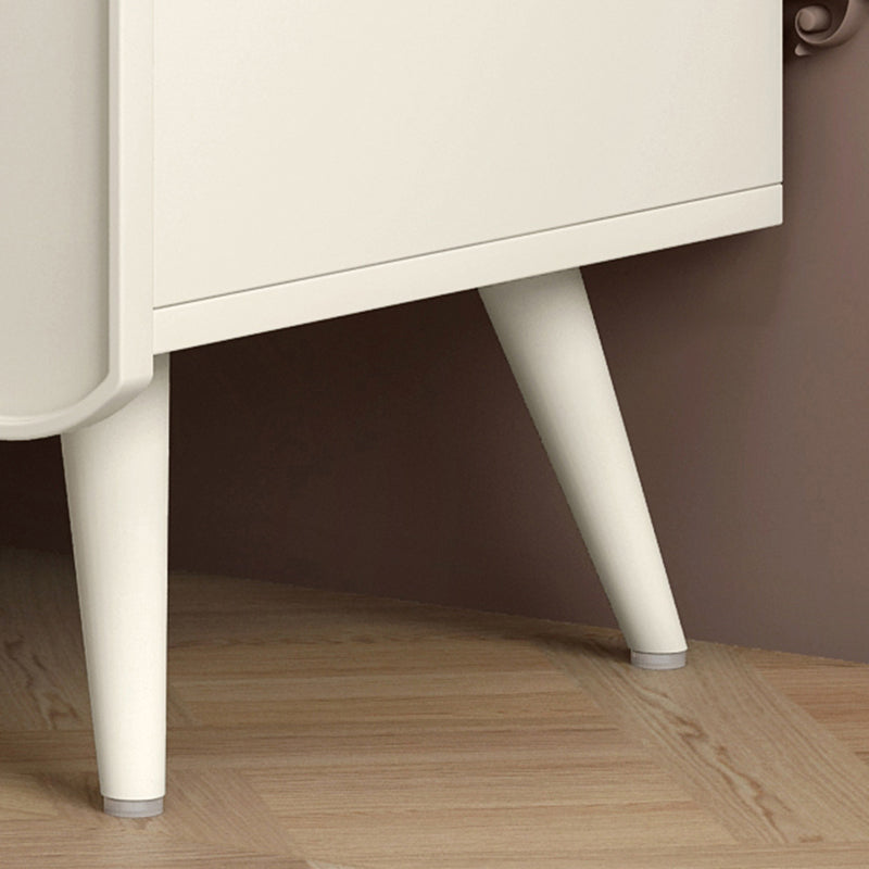 Modern bed nachtkastje faux houten accent tafel nachtkastje met laden