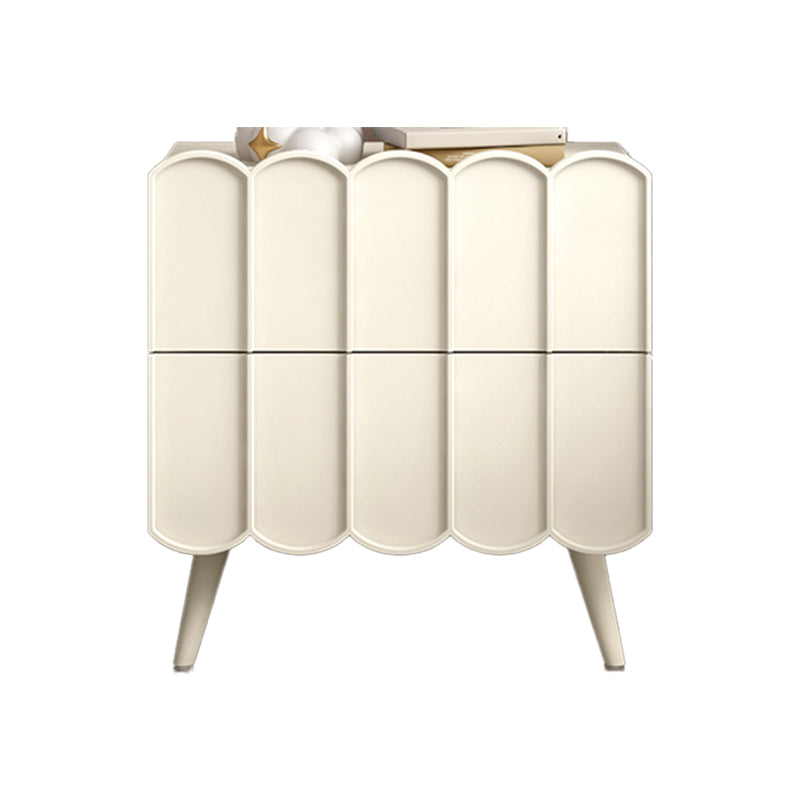 Modern bed nachtkastje faux houten accent tafel nachtkastje met laden