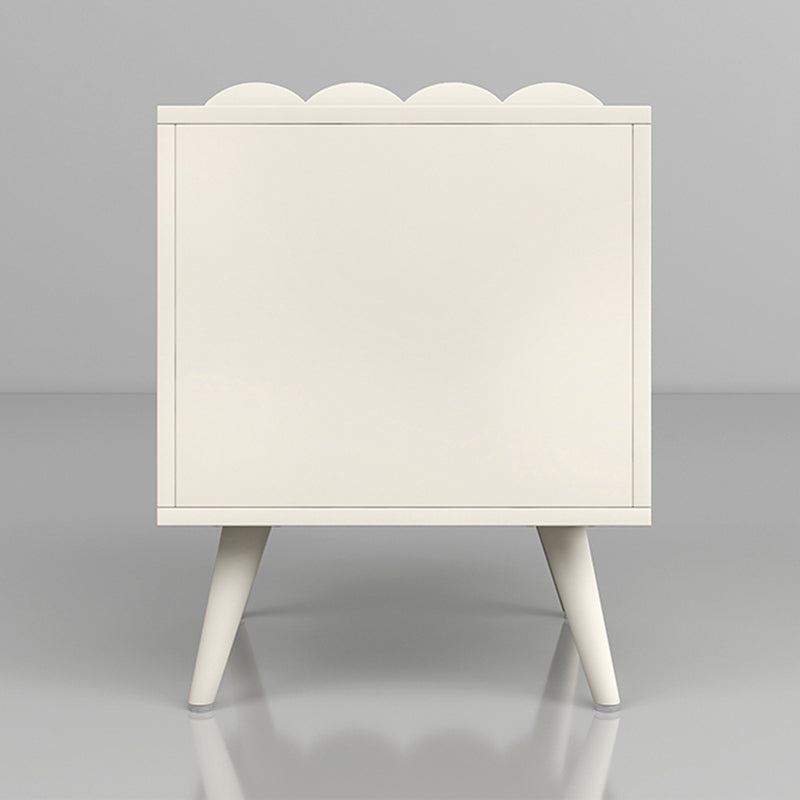 Modern bed nachtkastje faux houten accent tafel nachtkastje met laden