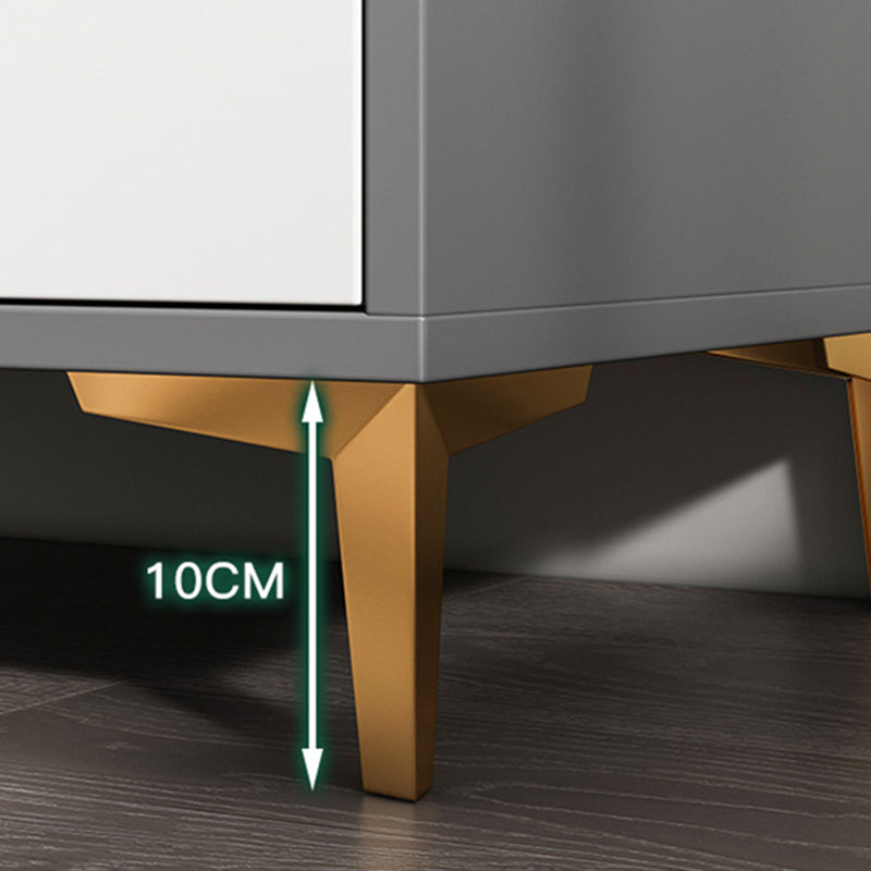 Eigentijdse nachttafel houten nachtkastje met 2 laden