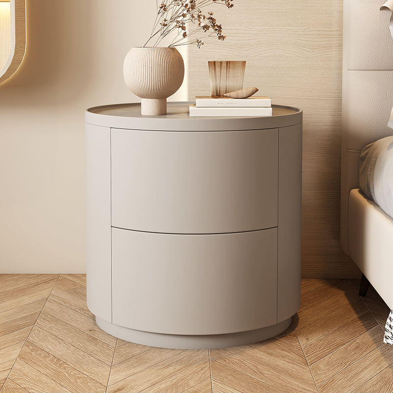 モダンなベッドナイトスタンドフェイクウッドアクセントテーブル寝室のナイトスタンド