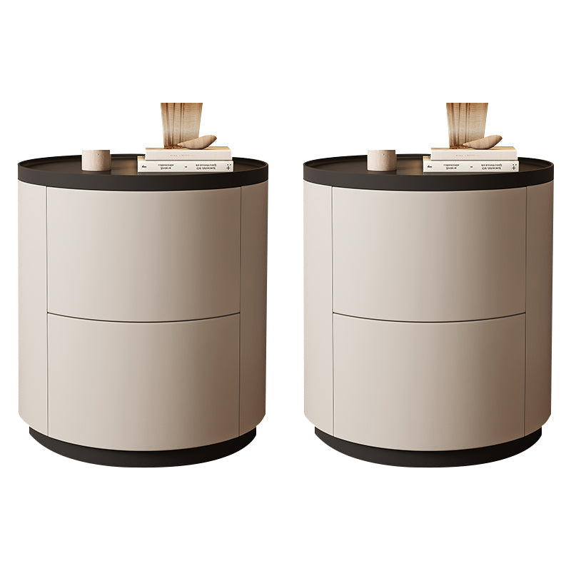 Nightstand de lit moderne en faux bois de table de table de table pour chambre à coucher