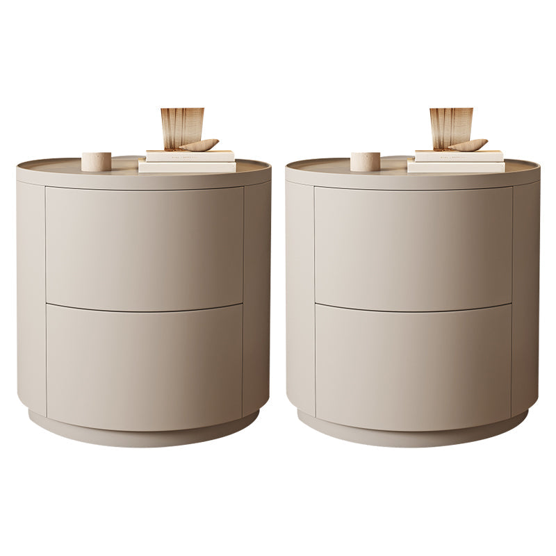 Nightstand de lit moderne en faux bois de table de table de table pour chambre à coucher