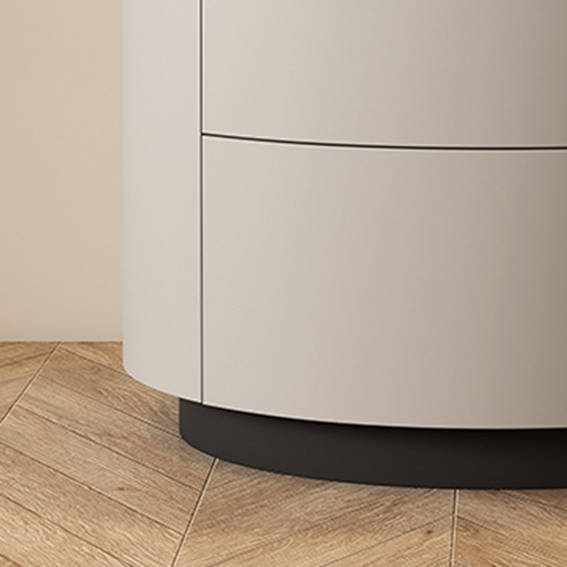 Comodino moderno comodino finto accento in legno comodino per camera da letto