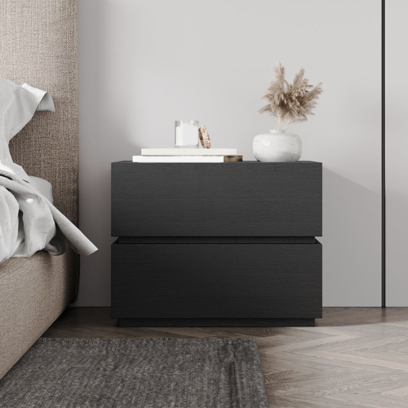 Night table de chevet de lit moderne en bois table de chevet de table avec 2 tiroirs
