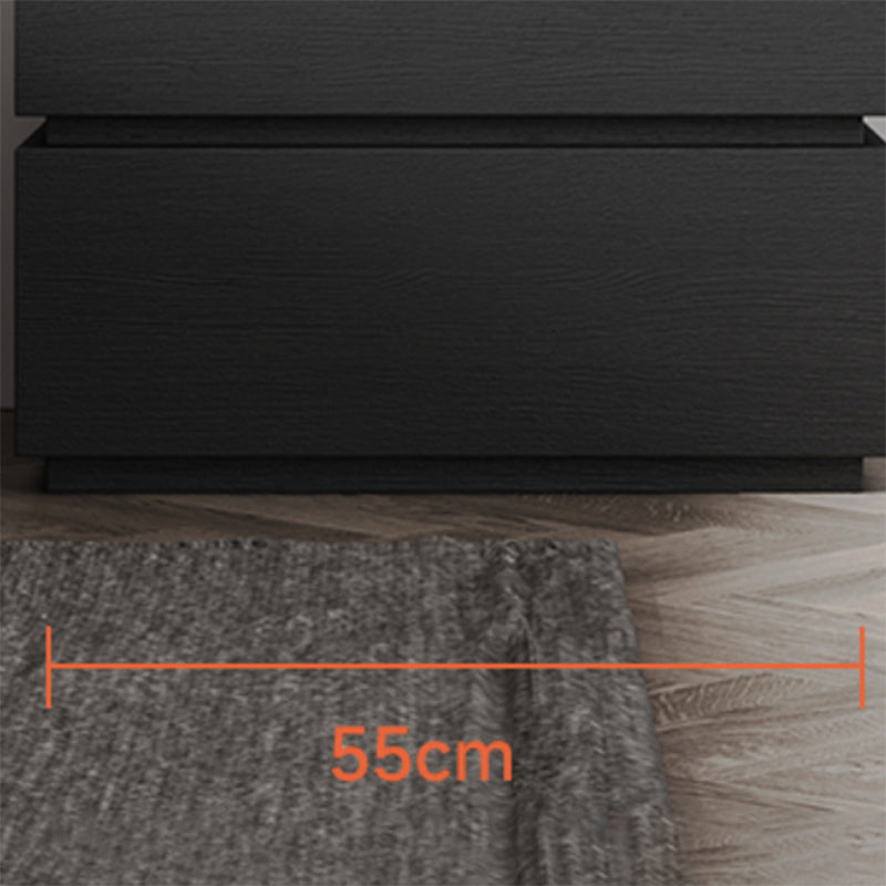 Night table de chevet de lit moderne en bois table de chevet de table avec 2 tiroirs