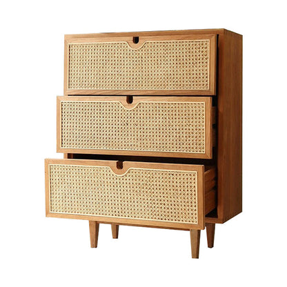 Modern de almacenamiento Chox Dresser Cofre de madera con cajones