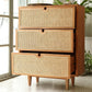 Modern de almacenamiento Chox Dresser Cofre de madera con cajones