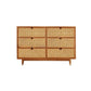 Modern de almacenamiento Chox Dresser Cofre de madera con cajones