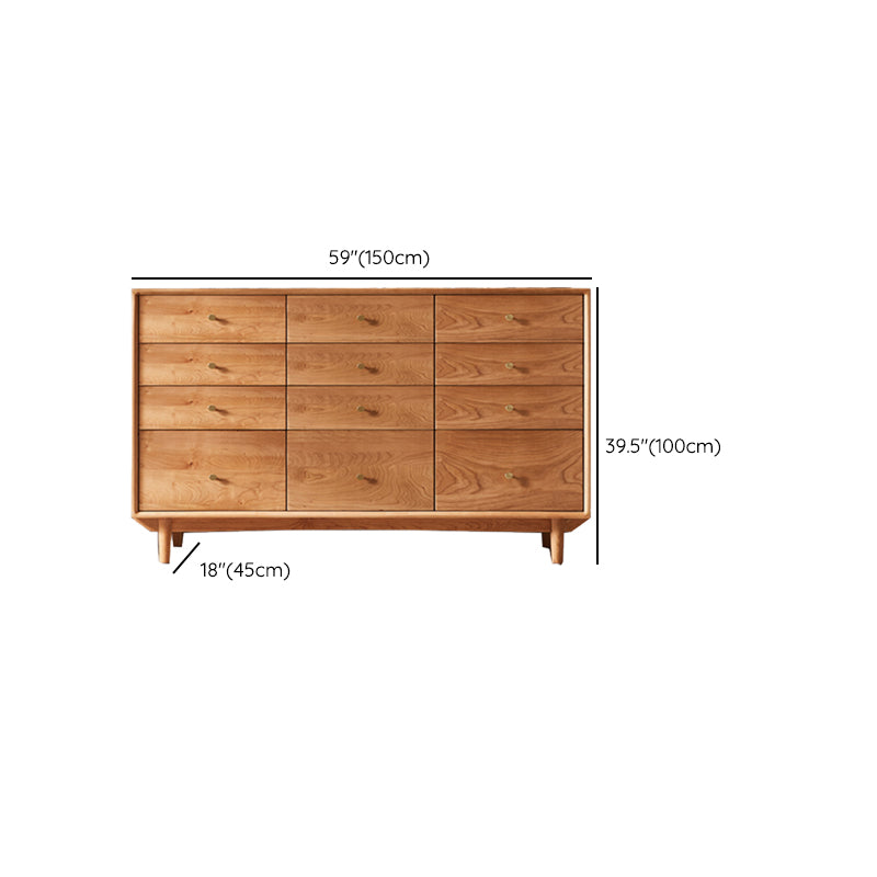 Cofres de almacenamiento de almacenamiento de madera cofre de almacenamiento horizontal con cajones