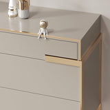 Rangement de rangement glam coffre en bois commode coffre avec 6 tiroirs