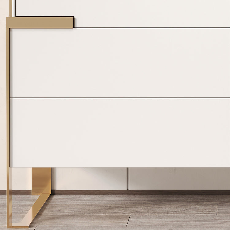 Comenedor de almacenamiento glamorante de estados de madera con 6 cajones