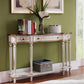 Free Form Shape Contemporary Console Table Green/White/Black Console Sofa Table