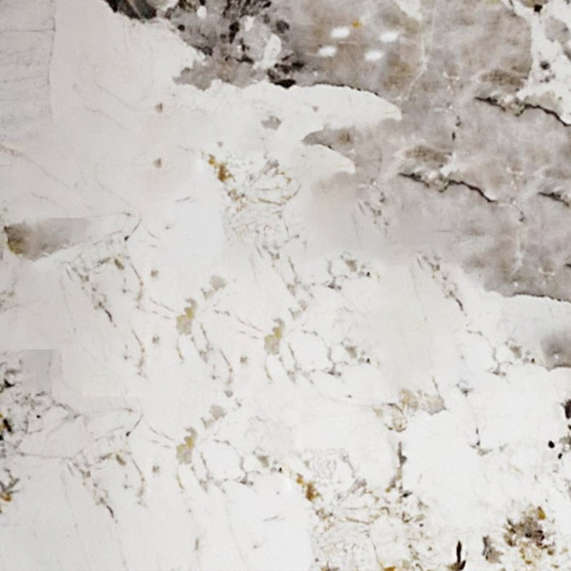 Bureau de bureau en métal Glam Style Stone Writing Bureau avec 3 tiroirs