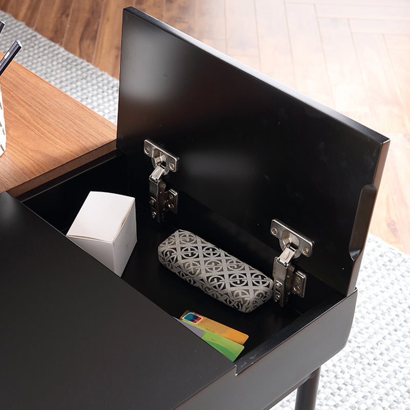 Industrial Engineered Wood Writing Desk Rectangular Office Desk with 2 Drawers Clearhalo 'furn' 'furn_office_desk' 'Furniture' 'Office Desks' 'Office Furniture' 'office_desk' 7456048