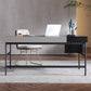 Industrial Style Stone Writing Desk Rectangular Office Desk with 3 Drawers Clearhalo 'furn' 'furn_office_desk' 'Furniture' 'Office Desks' 'Office Furniture' 'office_desk' 7456069