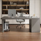 Rectangle Stone Top Office Desk Modern Style Computer Desk for Office 78.7"L x 27.6"W x 29.5"H Clearhalo 'furn' 'furn_office_desk' 'Furniture' 'Office Desks' 'Office Furniture' 'office_desk' 7456109
