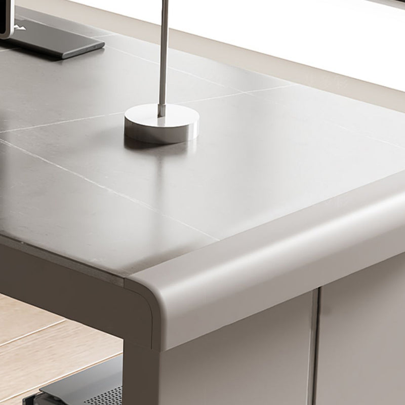 Rectangle Stone Top Office Desk Modern Style Computer Desk for Office Clearhalo 'furn' 'furn_office_desk' 'Furniture' 'Office Desks' 'Office Furniture' 'office_desk' 7456115