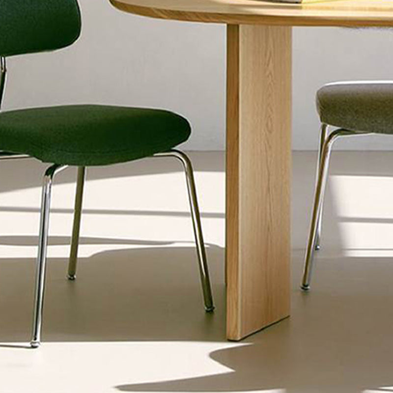 Modern massief hout ovaal Office Desk Home 29,5 inch High Writing Desk